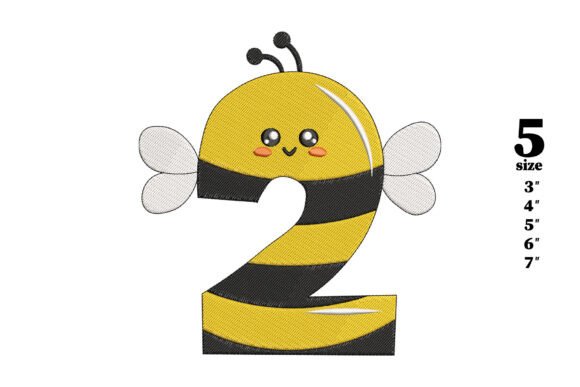A Designer's Take on the Bee Shaped Like a Number 2