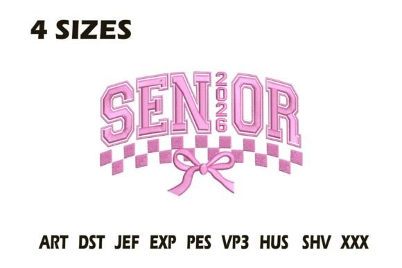 A Designer’s Review of the Senior 2026 Bow Embroidery File