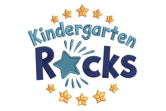Kindergarten Rocks Embroidery Design Review
