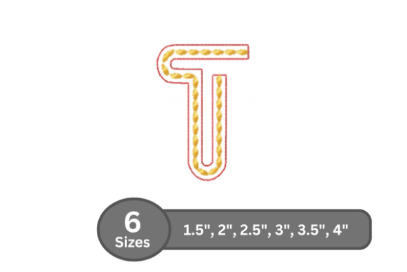 Rope Twist Alphabet - T: Designer's Seasonal Review