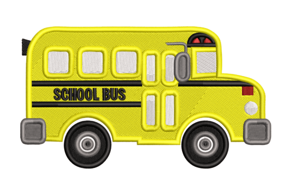 School Bus Yellow Embroidery: A Charming Design for Meaningful Gifts